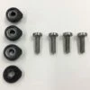 Crazyfly Hexa Binding Screws And Washers - Black(set Of 4) Discounts Apply !