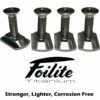 Foilite - M6 Titanium Hydrofoil Hardware Set - 4 Track Nuts And 4 M6 Screws Discounts Apply !