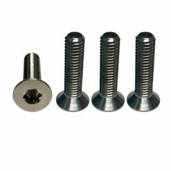 Foilite - M6 Titanium Hydrofoil Hardware Set - 4 Track Nuts And 4 M6 Screws Discounts Apply ! -Cheap Pyzel Store foilite titanium m6 screw track nut set 4