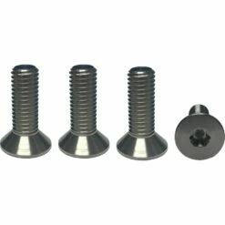 Foilite - M8 Titanium Hydrofoil Hardware Set - 4 Track Nuts And 4 M8 Screws Discounts Apply ! -Cheap Pyzel Store foilite titanium m8 screw track nut set 3